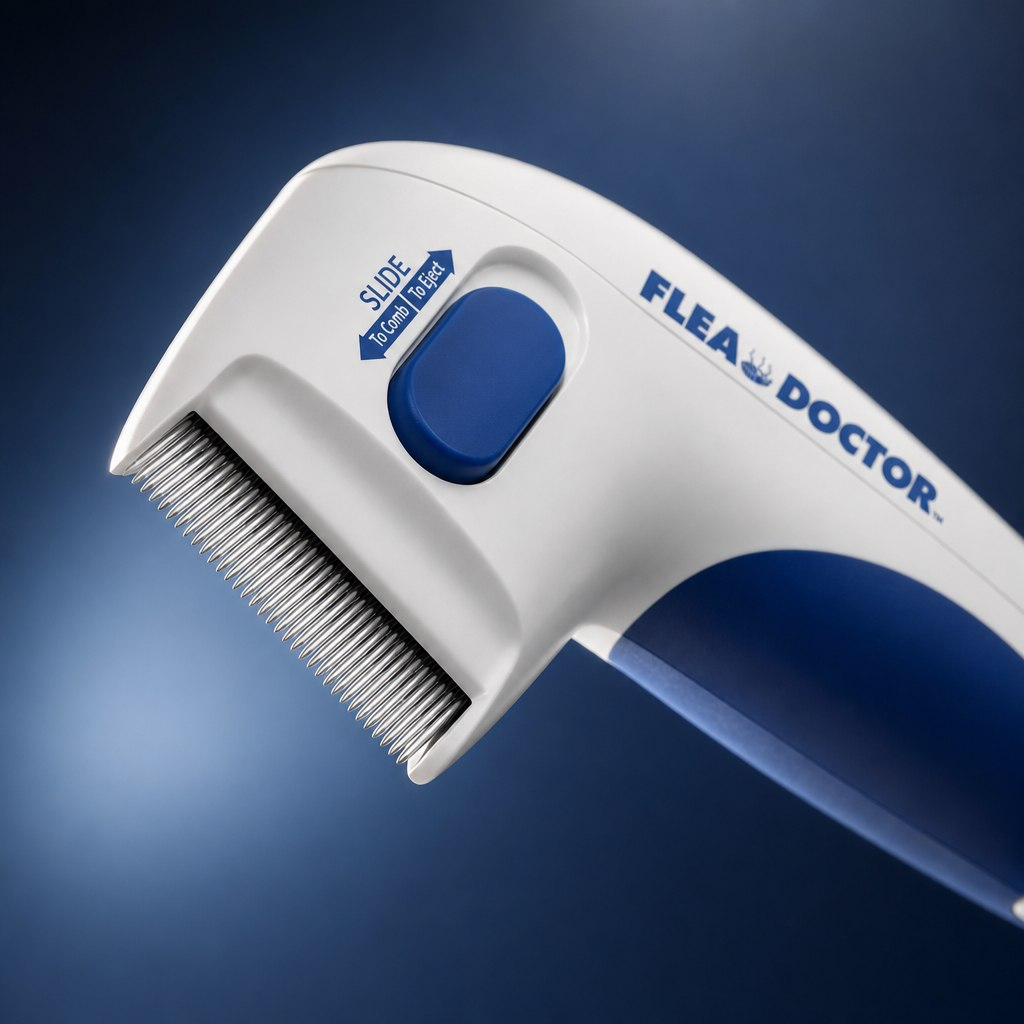 Flea Doctor comb close-up