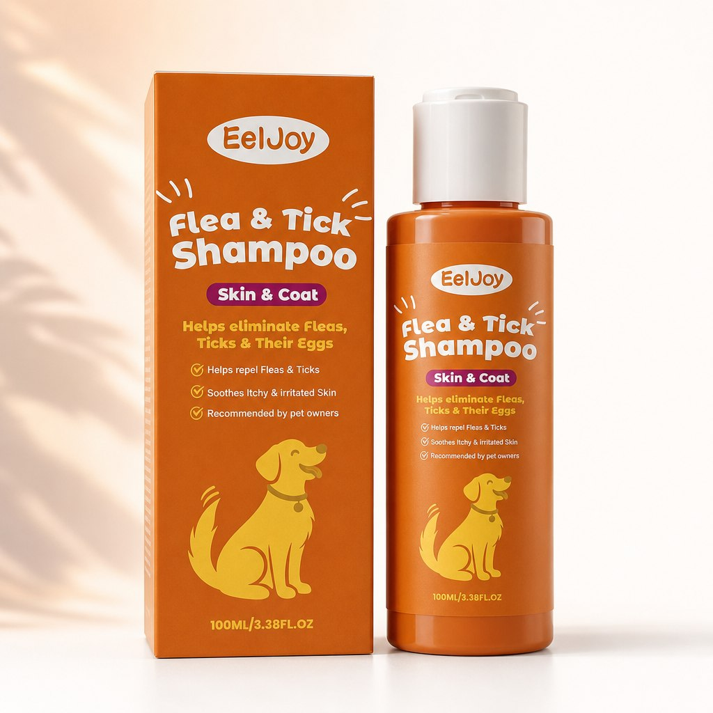Shampoo bottle and box