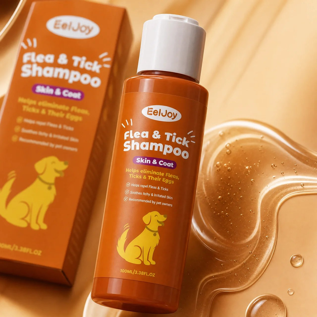 Shampoo bottle close-up